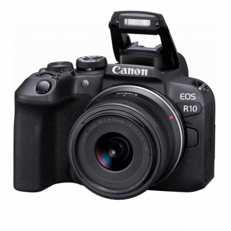 Appareil photo hybride Canon EOS R10 + objectif RF-S 18-45mm F4.5-6.3 IS STM KIT